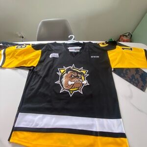 CCM Black and Yellow Hockey Jersey